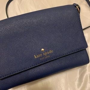 Kate spade blue mini crossbody